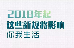 2018年起，這些新規(guī)將影響你我生活！