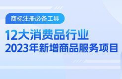 商標(biāo)注冊必備工具 | 2023年商品分類表已啟用，您所在行業(yè)的商品名稱有哪些變化