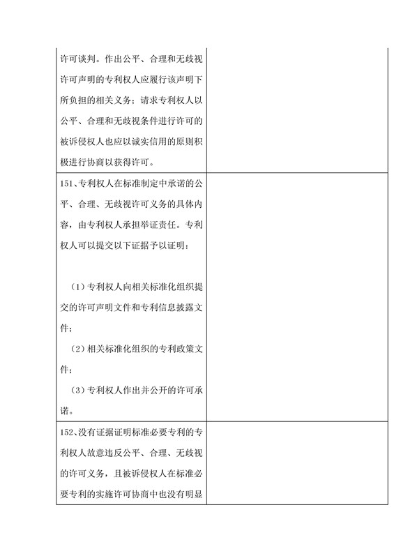 專利侵權(quán)判定指南2017與2013對(duì)比表（下）