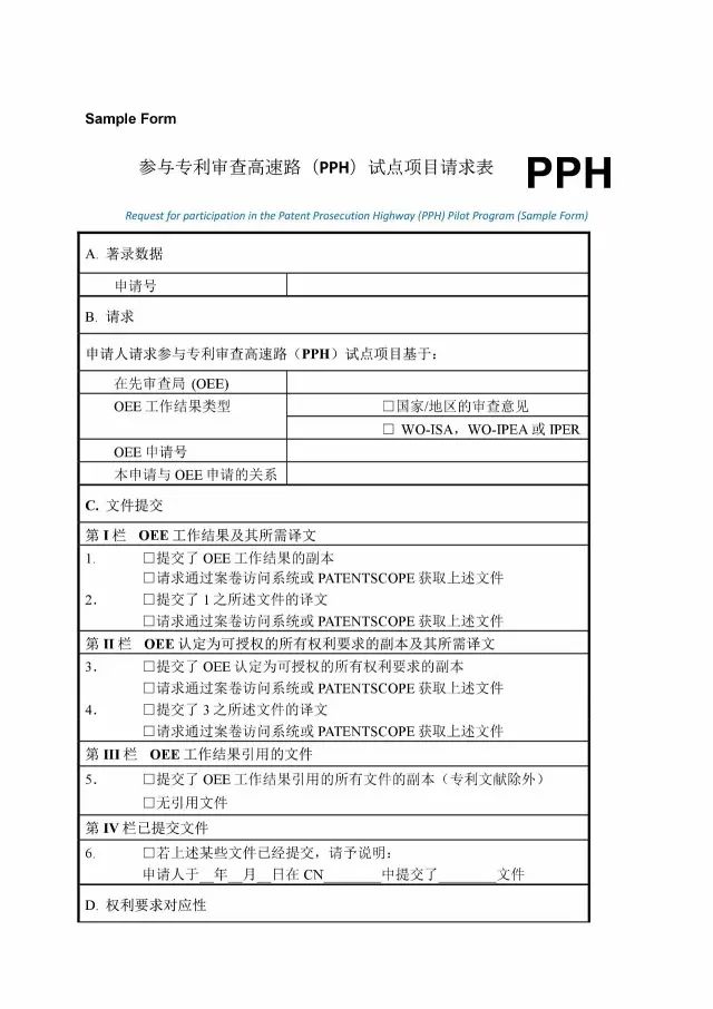 「中新PPH試點」再延長兩年！并增PCT-PPH合作模式