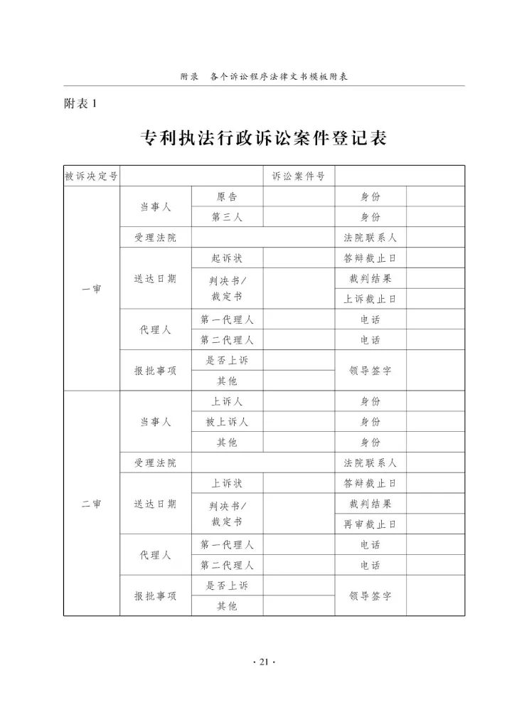 國(guó)知局：《專利執(zhí)法行政應(yīng)訴指引（征求意見稿）》公開征求意見通知