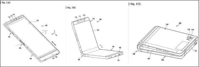 2018熱門「可折疊式手機(jī)專利圖紙」對(duì)比！