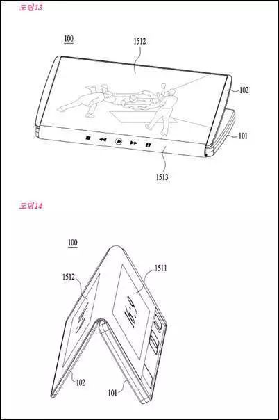 2018熱門「可折疊式手機(jī)專利圖紙」對(duì)比！