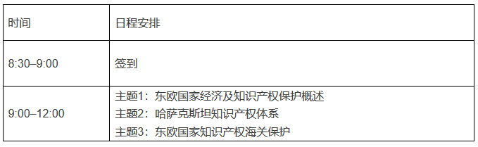 舉辦“一帶一路與知識產(chǎn)權(quán)系列公開課——走進東歐”的通知