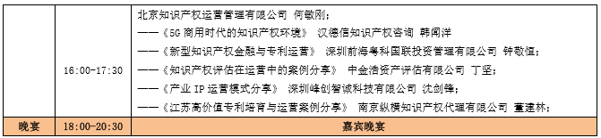 蓄勢待發(fā)！中國知識產(chǎn)權(quán)商業(yè)化運營大會（IPCOC2018）議程公布