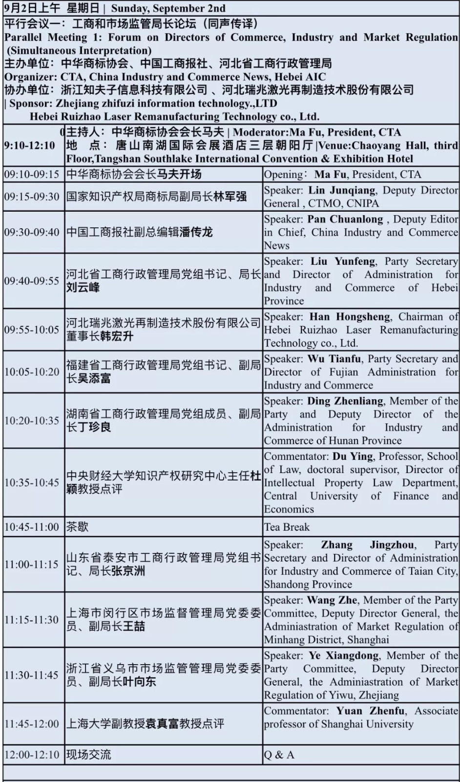 2018中國(guó)國(guó)際商標(biāo)品牌節(jié)（議程全文）