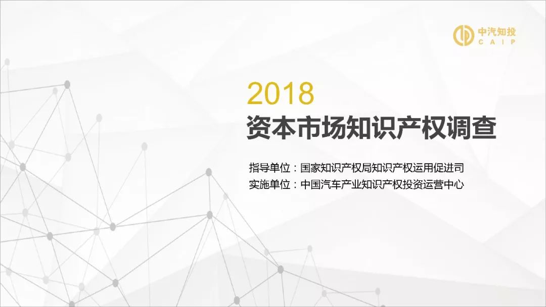 2018資本市場知識(shí)產(chǎn)權(quán)調(diào)查報(bào)告（PPT全文）