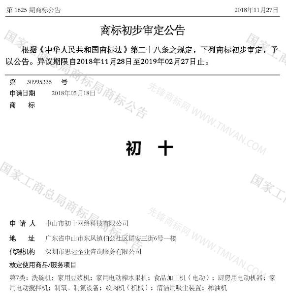 “吾沒想稻；糕手云集”等商標(biāo)公告中有意思的商標(biāo)