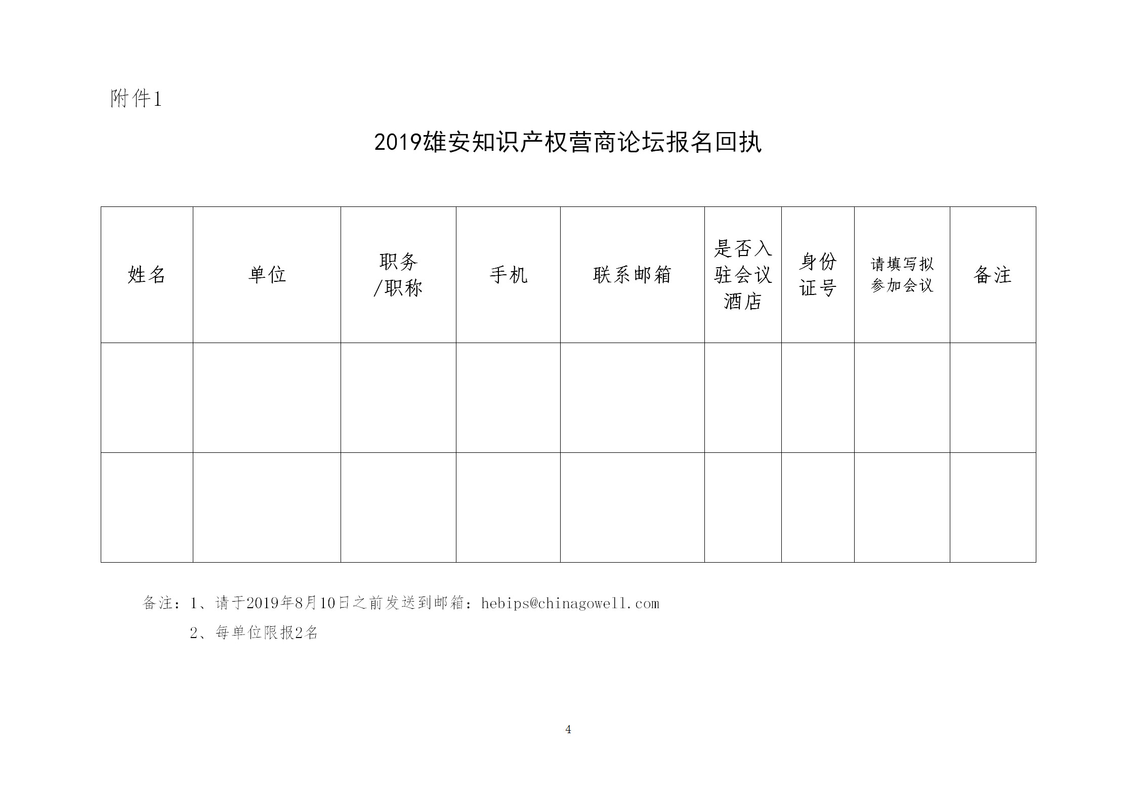 倒計(jì)時(shí)！“2019雄安知識(shí)產(chǎn)權(quán)營(yíng)商論壇”8月底即將舉辦