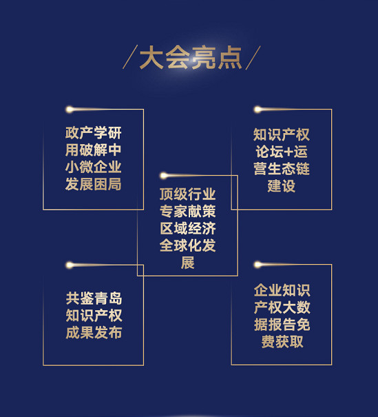 官宣！2019青島互聯(lián)網(wǎng)+知識產(chǎn)權(quán)產(chǎn)業(yè)服務峰會17日開幕！