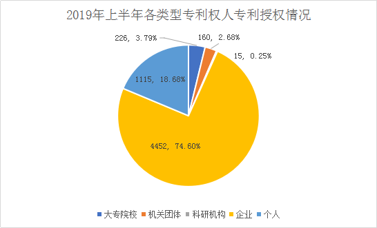 廣州市白云區(qū)2019年上半年專利數(shù)據(jù)分析報(bào)告