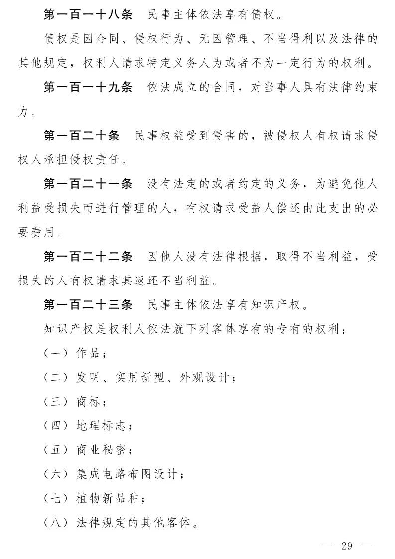 民法典(草案)全文發(fā)布!這些知識產權內容值得關注?。ǜ剑喝模? title=