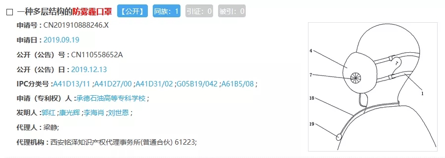 口罩又熱銷！有關的發(fā)明專利了解一下
