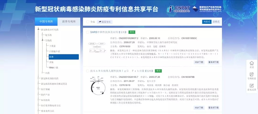 剛剛！新型冠狀病毒感染肺炎防疫專利信息共享平臺正式上線