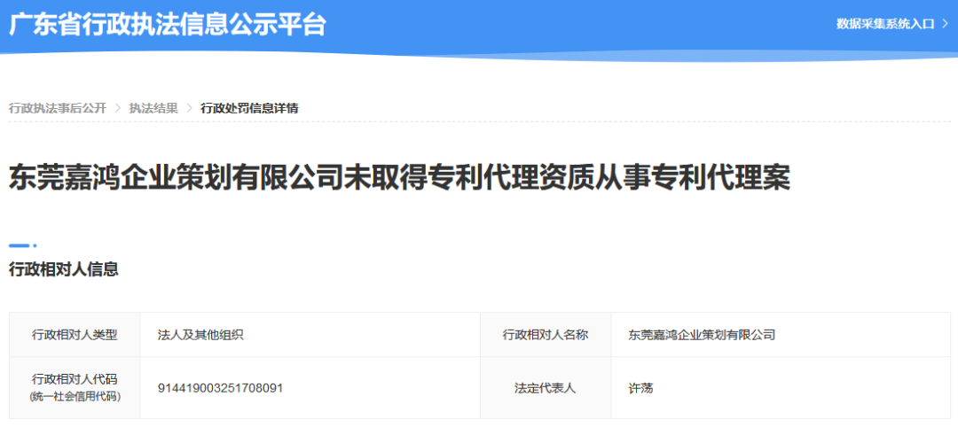 廣東省6家知識產(chǎn)權(quán)服務(wù)機(jī)構(gòu)涉嫌無資質(zhì)專利代理！