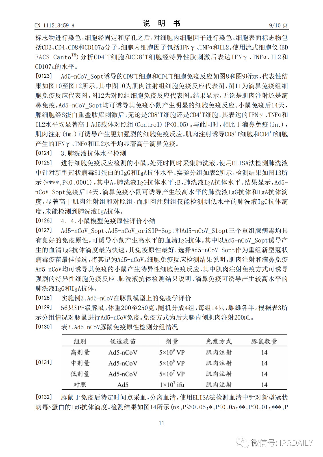 好消息！陳薇團隊獲得國內(nèi)首個新冠疫苗專利！