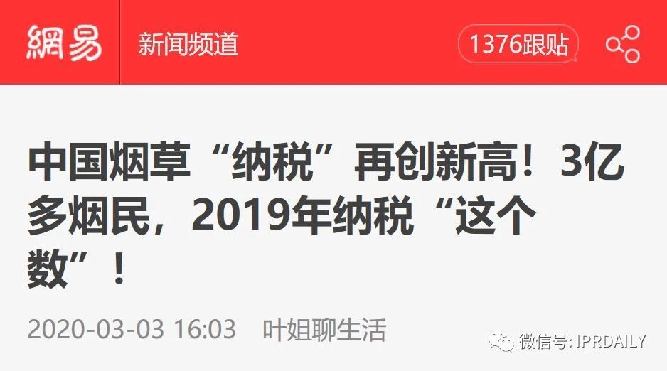 “天眼”香煙商標知幾何？——摩知輪數據及背景解析