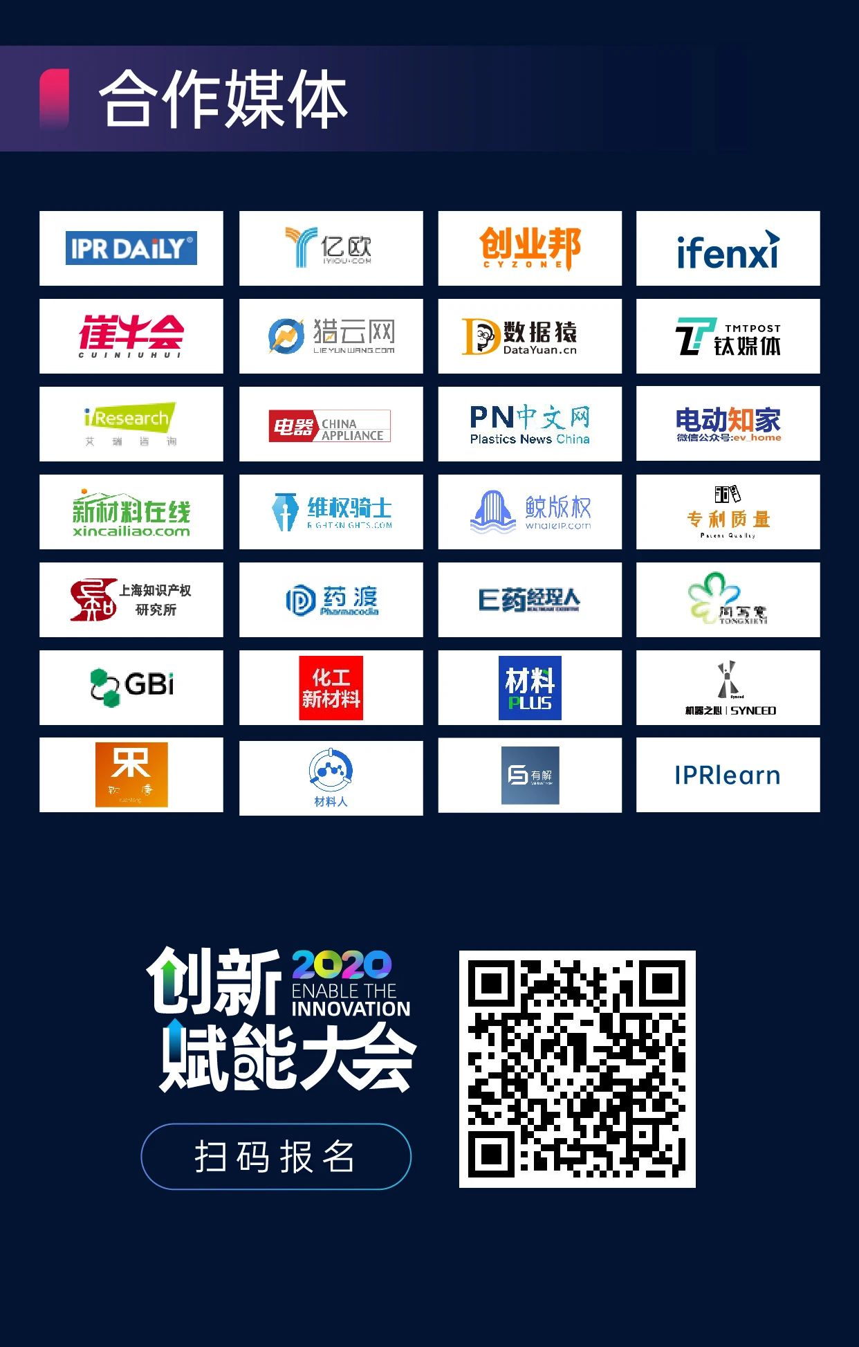 IBM/海爾/阿斯利康/微創(chuàng)醫(yī)療IP總齊聚上海，2020智慧芽創(chuàng)新賦能大會報名中！