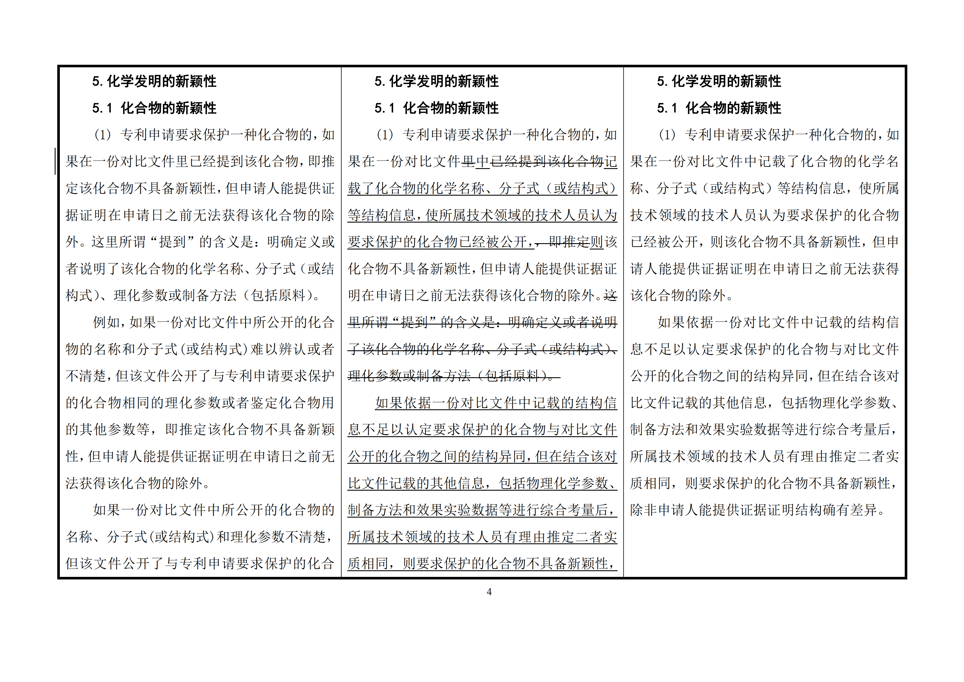 修改對(duì)照表｜國(guó)知局發(fā)布《專(zhuān)利審查指南修改草案》（第一批征求意見(jiàn)稿）全文