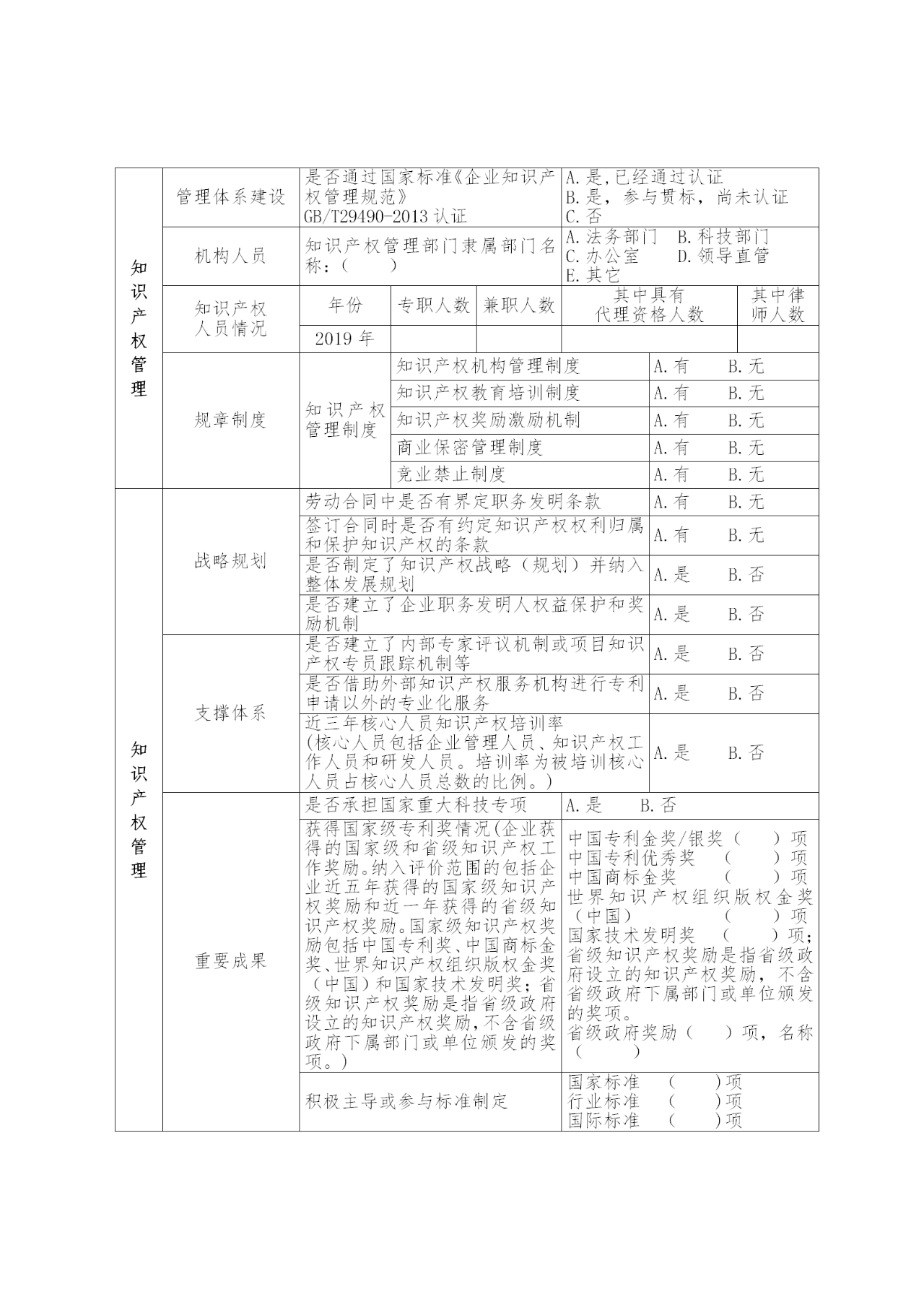 國家知識產(chǎn)權(quán)示范企業(yè)和優(yōu)勢企業(yè)典型案例征集遴選和年度考核工作開始！