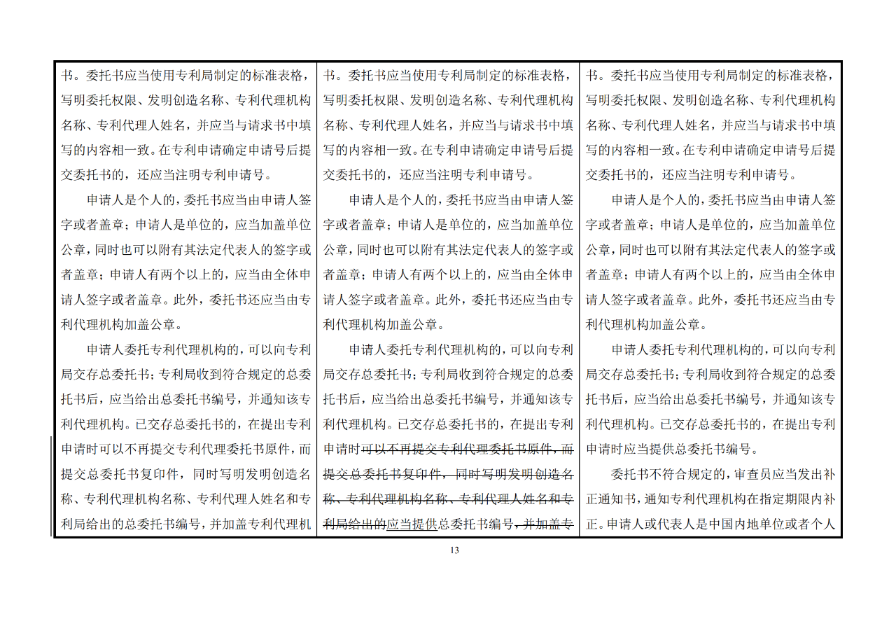 修改對(duì)照表｜《專(zhuān)利審查指南修改草案》（第二批征求意見(jiàn)稿）全文