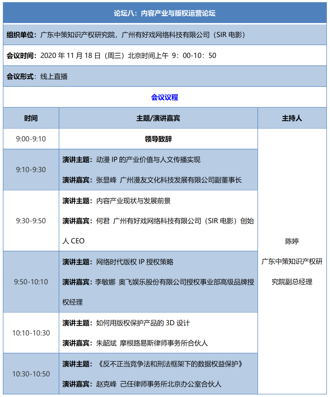 重磅來襲！2020知交會線上灣區(qū)論壇議程公布！