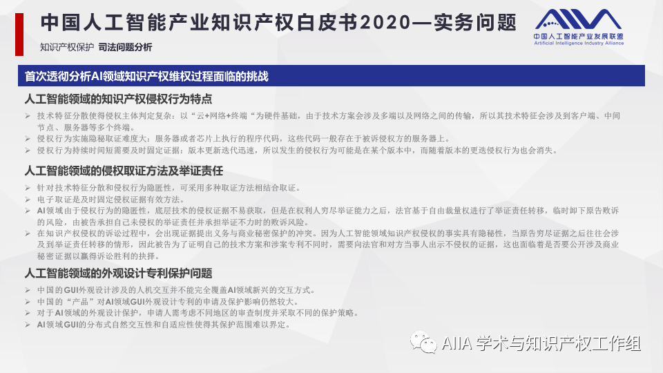 《中國人工智能產(chǎn)業(yè)知識產(chǎn)權(quán)白皮書2020》已于2021年2月3日正式發(fā)布