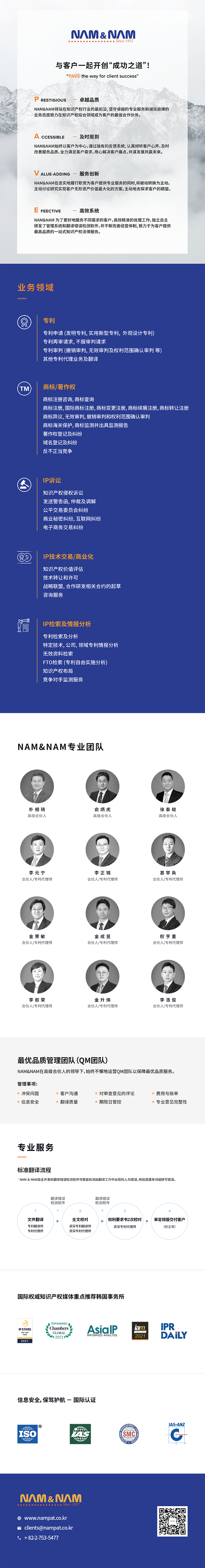 韓國領(lǐng)先知識(shí)產(chǎn)權(quán)法律服務(wù)機(jī)構(gòu)-NAM&NAM