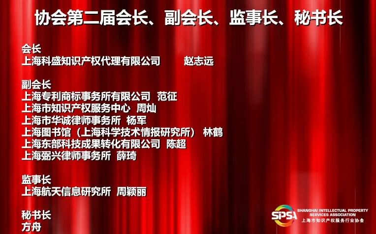 上海市知識(shí)產(chǎn)權(quán)服務(wù)行業(yè)協(xié)會(huì)2020年會(huì)暨二屆一次會(huì)員大會(huì)順利召開(kāi)