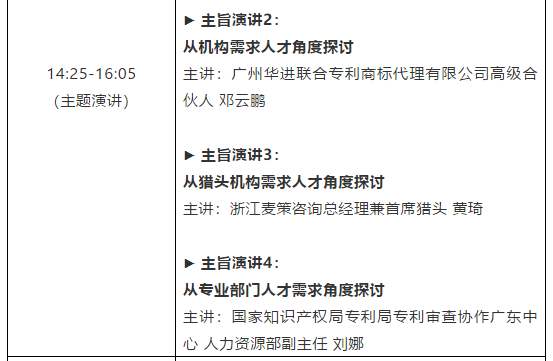 倒計時1天！粵港澳大灣區(qū)知識產權人才發(fā)展大會全天議程公開