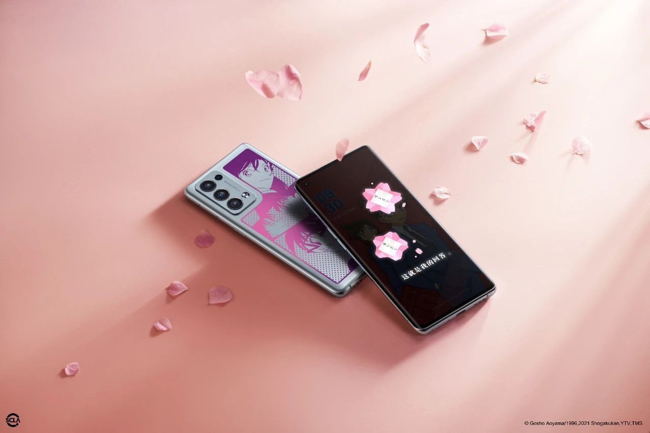 OPPO Reno6 Pro+ 柯南限定版發(fā)布，電致變色方案，聯(lián)名元素拉滿