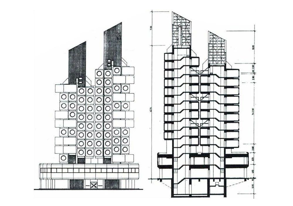 從建成到拆除！再見了，黑川紀章的 ‘中銀膠囊塔’