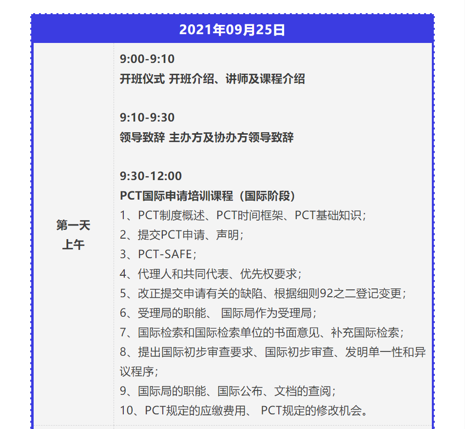 證書公布！2021年「涉外專利代理高級研修班【上海站】」來啦！