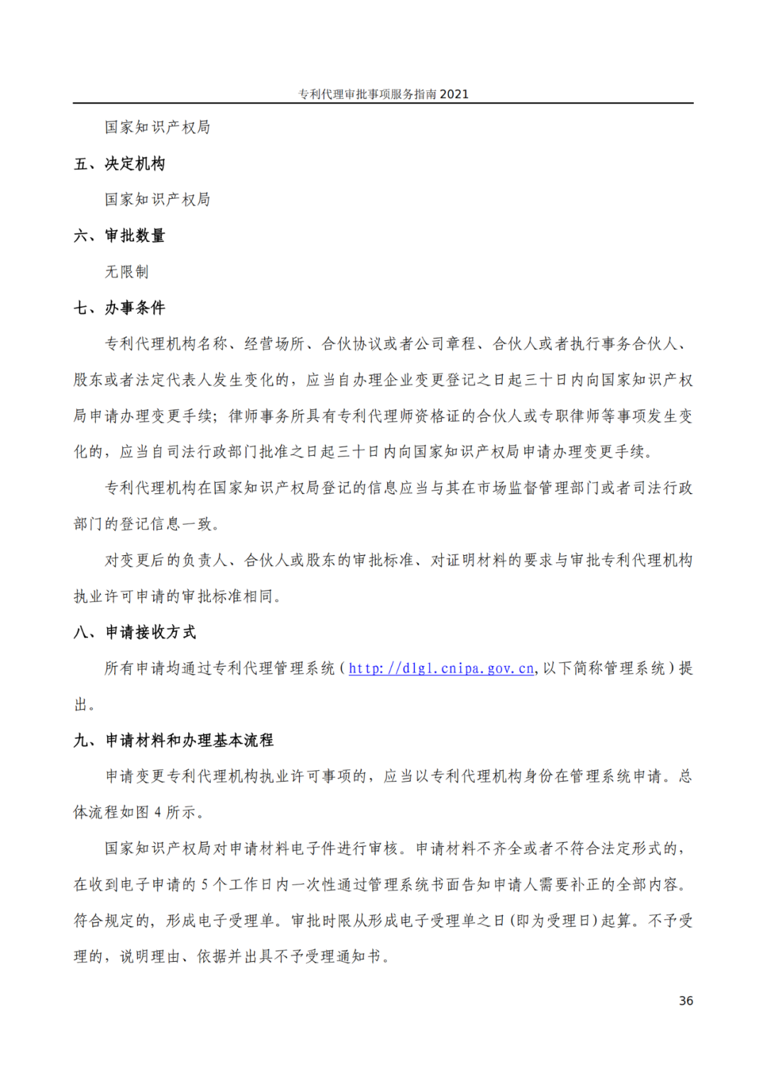 最新！2021年專利代理審批事項(xiàng)服務(wù)指南發(fā)布