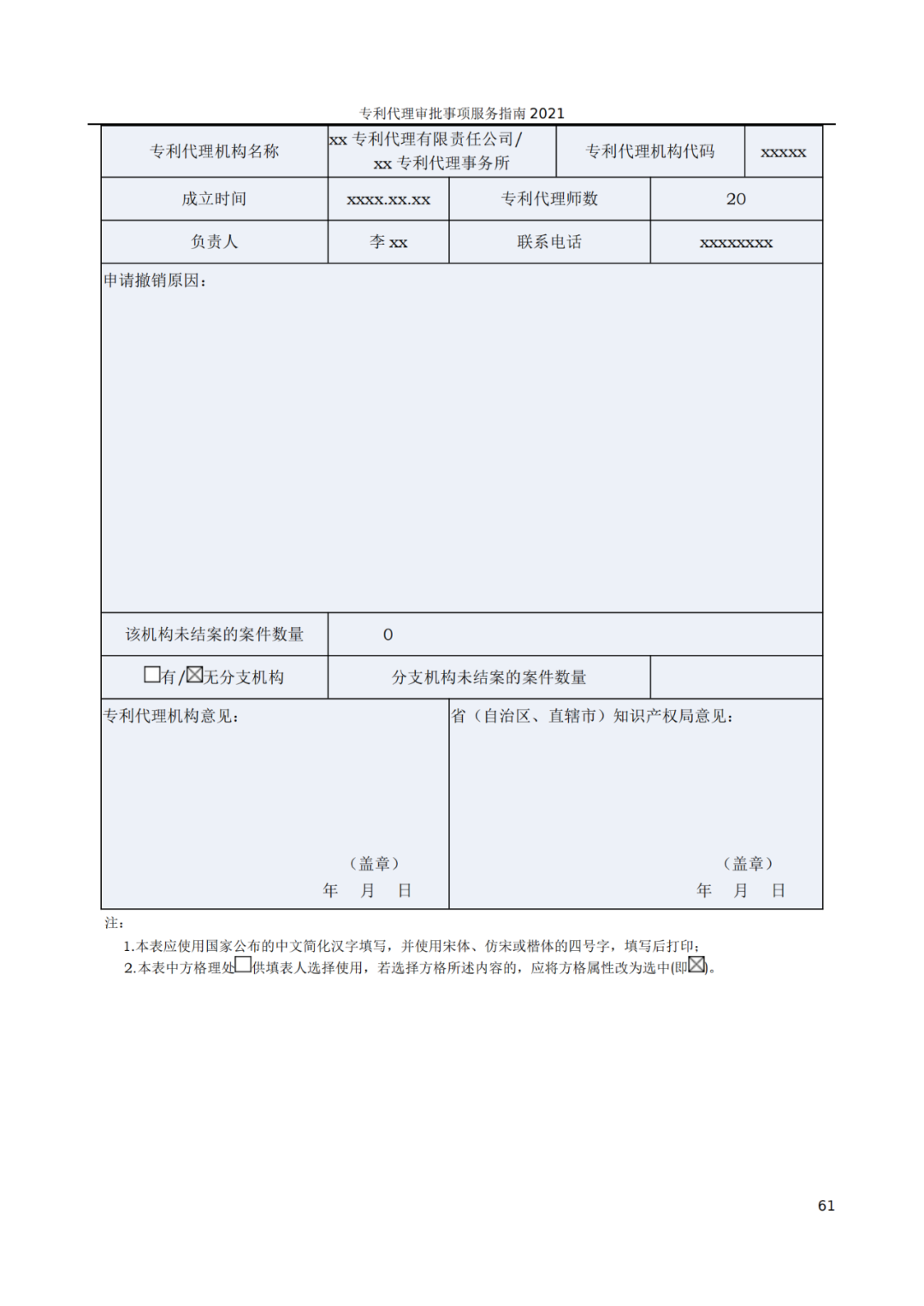 最新！2021年專利代理審批事項(xiàng)服務(wù)指南發(fā)布