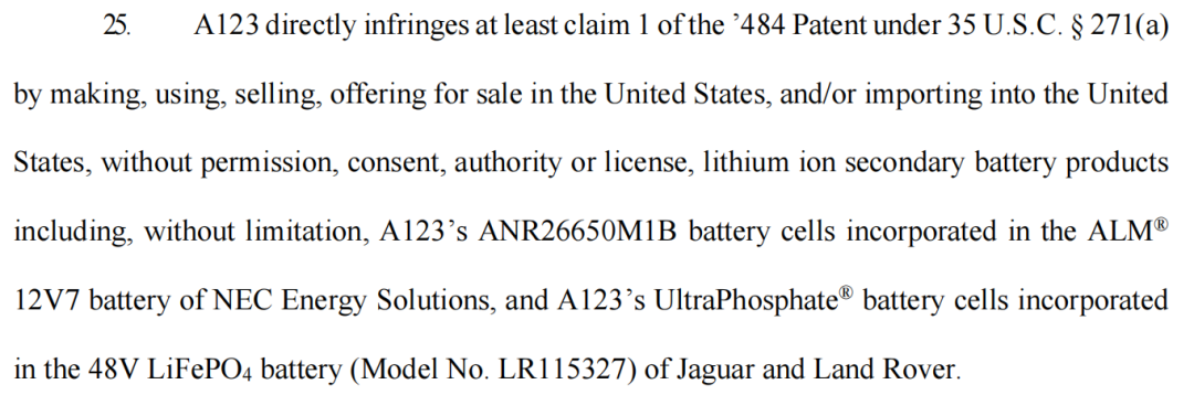 磷酸鐵鋰電池再燃專利戰(zhàn)！特斯拉遭專利侵權(quán)訴訟