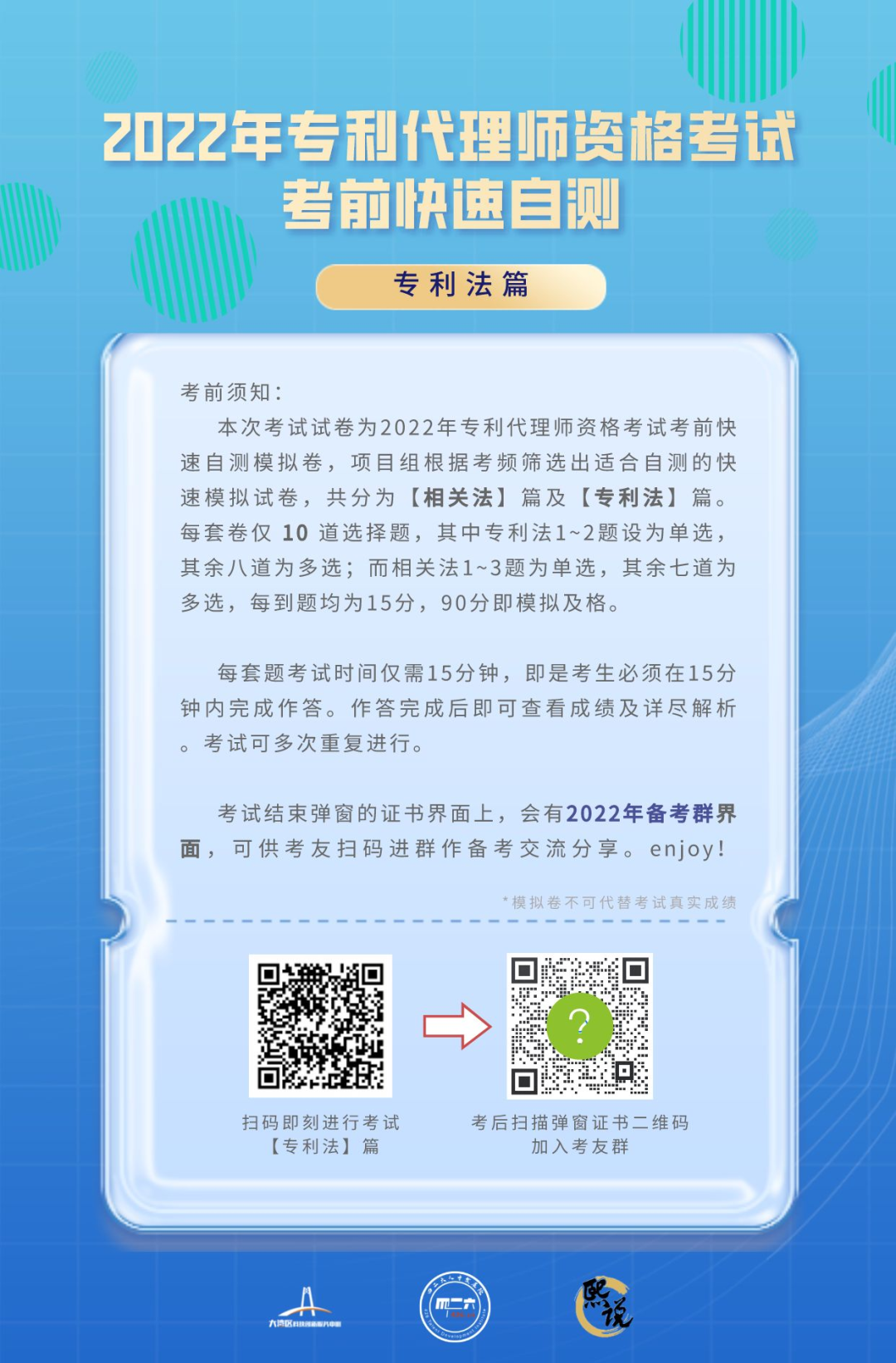 叮！請(qǐng)查收2022年專利代理師資格考試考前復(fù)習(xí)指南（三重福利大公開）