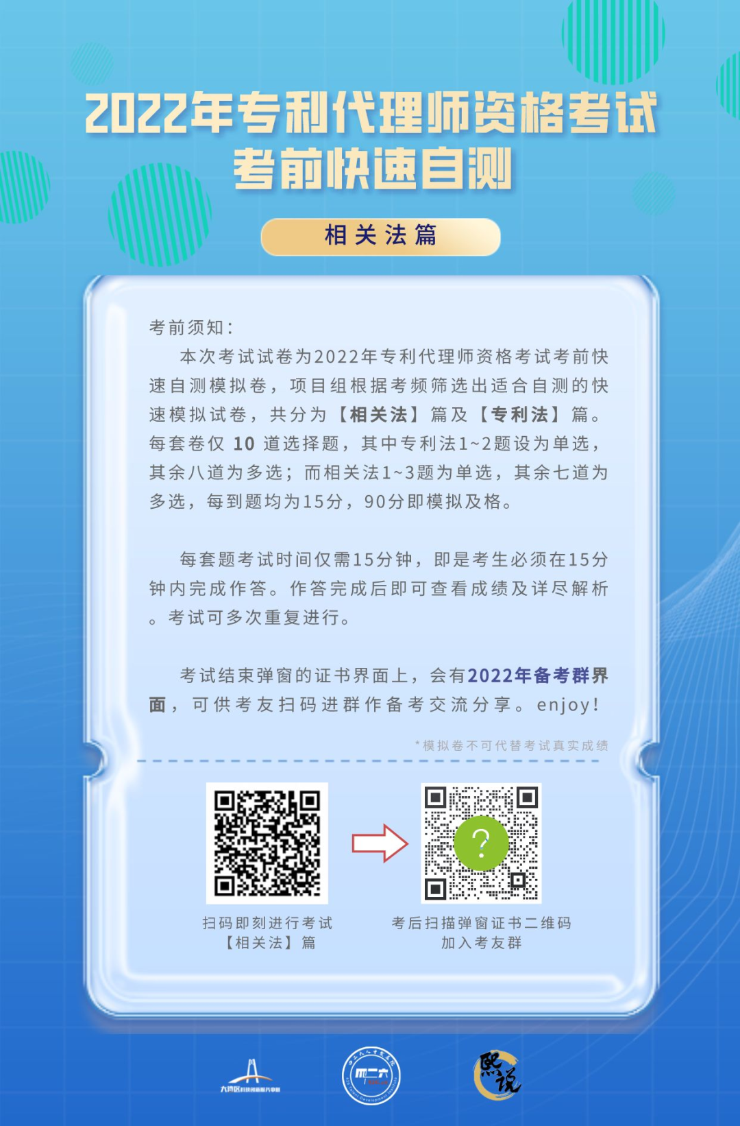 叮！請(qǐng)查收2022年專利代理師資格考試考前復(fù)習(xí)指南（三重福利大公開）