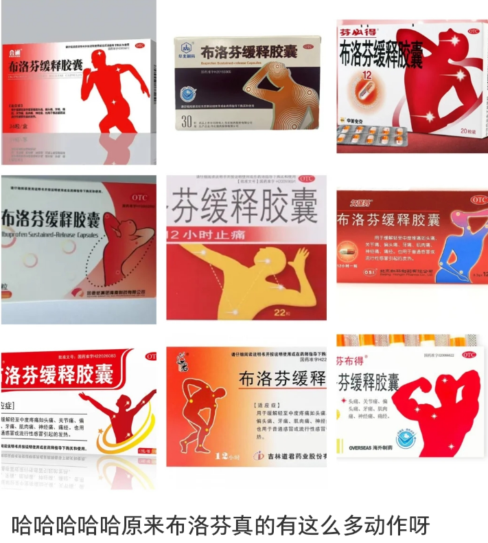 布洛芬圖鑒：藥盒上的“奧運(yùn)”比賽，潛藏的商標(biāo)布局新賽道