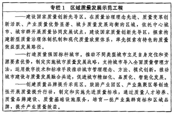 《質(zhì)量強國建設綱要》印發(fā)，涉及這些知識產(chǎn)權內(nèi)容