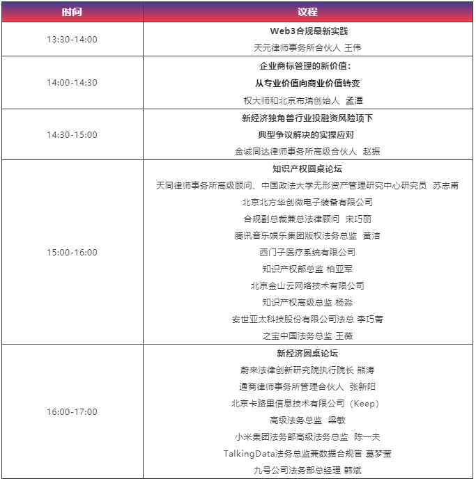 【最新議程】WELEGAL法務峰會+年度法務合規(guī)榜線下頒獎典禮，2月19日北京見！