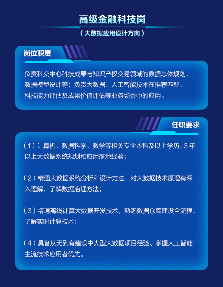 深交所科技成果與知識產(chǎn)權(quán)交易中心有限責(zé)任公司2023年社會與校園招聘正在進(jìn)行中！