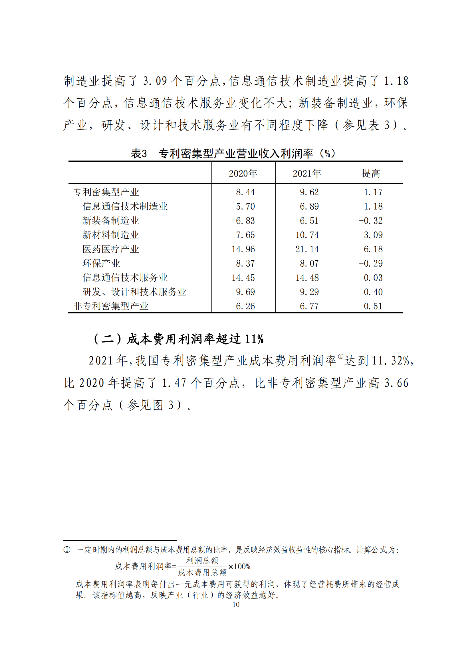 國知局：2021年我國專利密集型產(chǎn)業(yè)工資溢價10.25%｜附《中國專利密集型產(chǎn)業(yè)統(tǒng)計監(jiān)測報告（2022）》