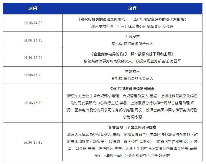 倒計(jì)時(shí)5天！資本運(yùn)作與企業(yè)法治論壇暨2023WELEGAL法盟上海法商大會(huì)即將開幕