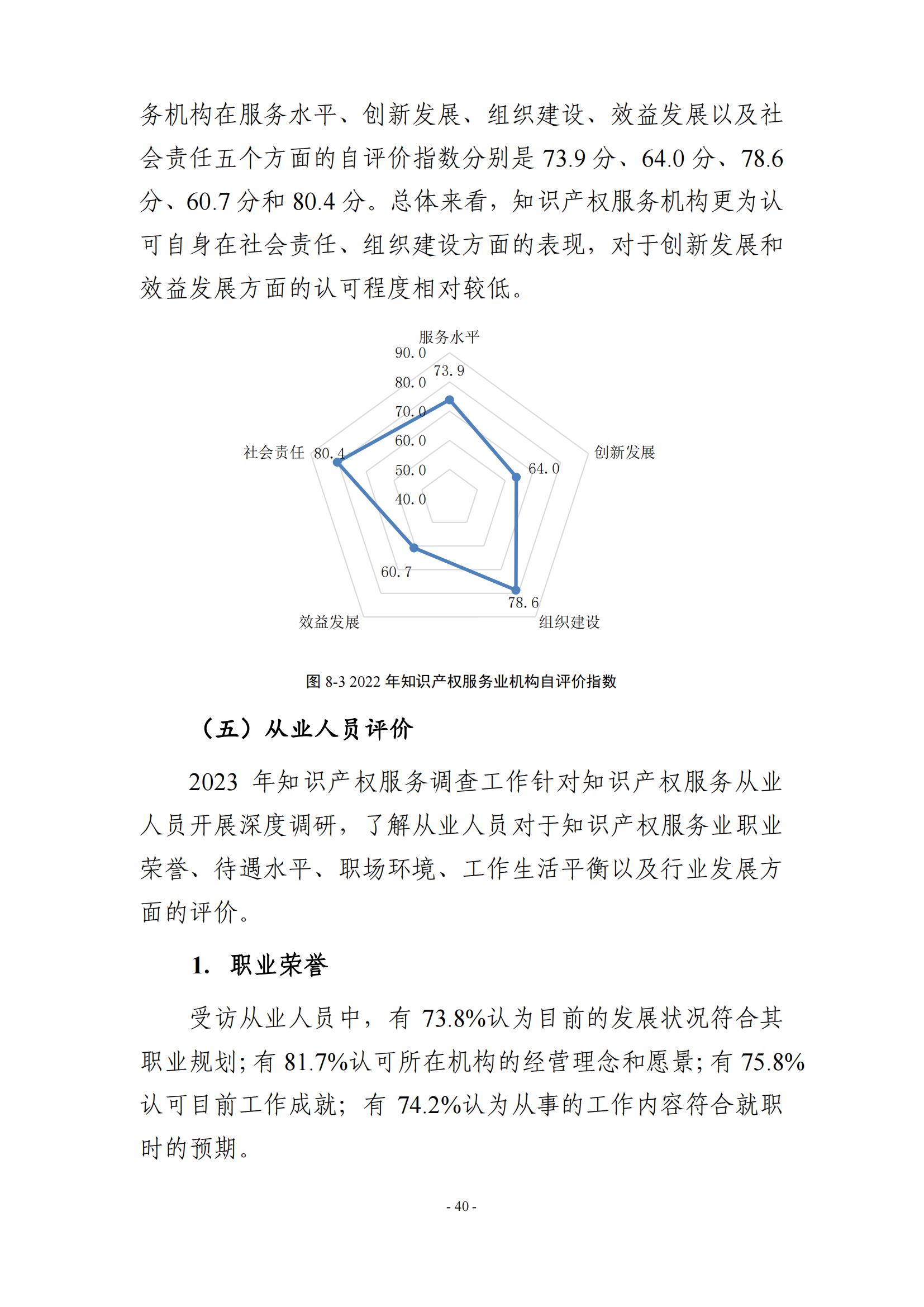 65%知識(shí)產(chǎn)權(quán)從業(yè)人員認(rèn)為薪資水平符合其勞動(dòng)付出，61.6%表示不需要額外加班│《2023年全國知識(shí)產(chǎn)權(quán)服務(wù)業(yè)統(tǒng)計(jì)調(diào)查報(bào)告》