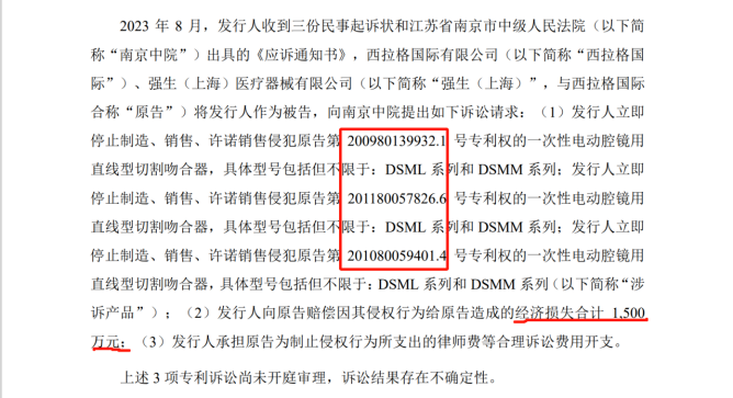 IPO路難行？國內專利訴訟涉案過億，國外涉訴產品遭退換貨