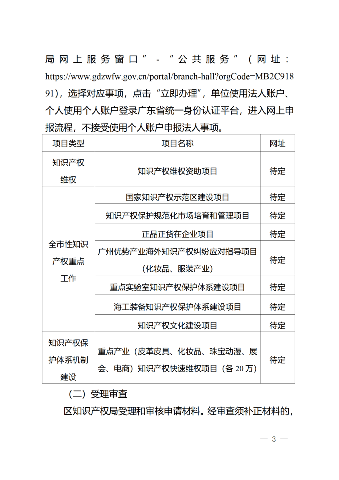 征求意見！《2024年度廣州市知識(shí)產(chǎn)權(quán)工作專項(xiàng)資金（發(fā)展資金）保護(hù)類項(xiàng)目申報(bào)指南》