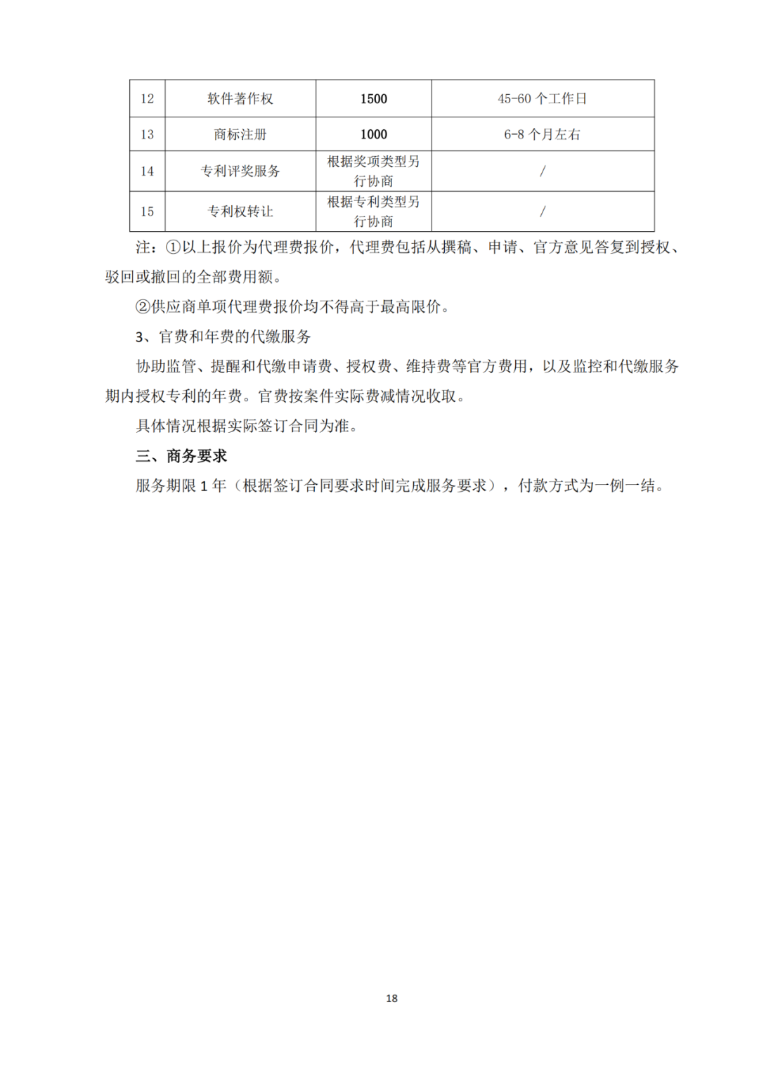 發(fā)明專利4980元，實用新型1800元，外觀500元，上海一研究院采購知識產(chǎn)權(quán)代理成交公告