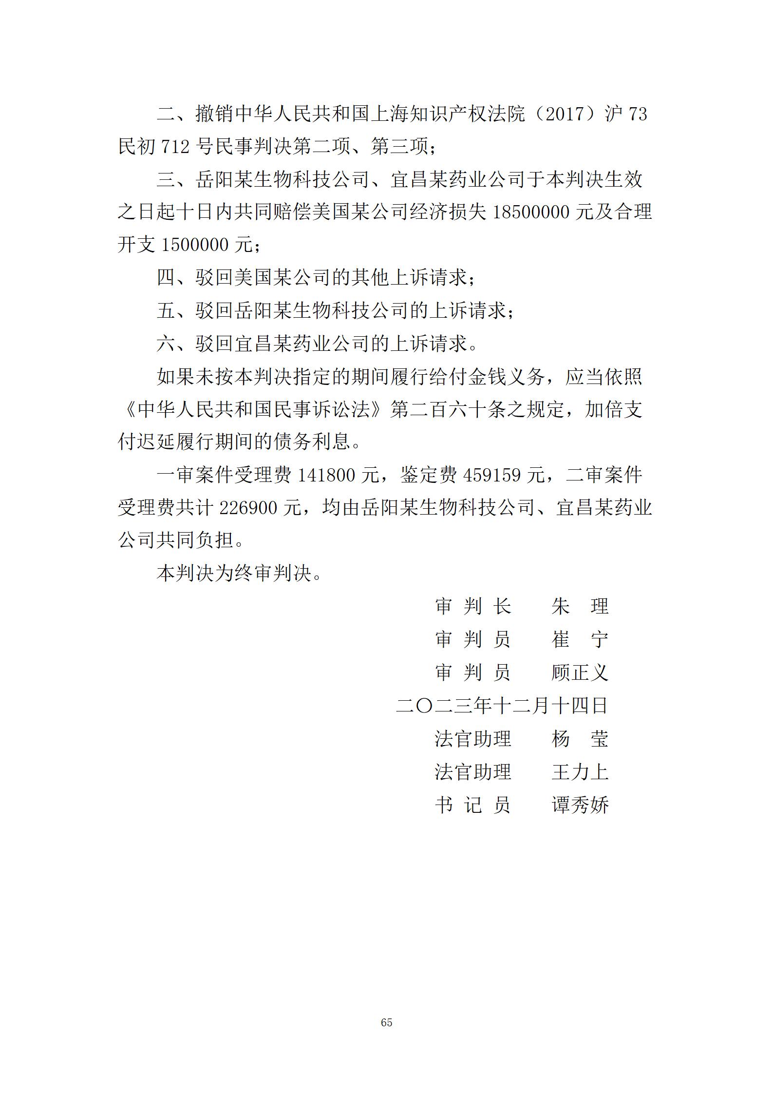 終審判賠2000萬！中美醫(yī)藥領(lǐng)域6年專利糾紛塵埃落定