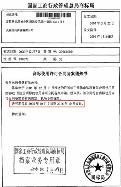 最新終審判決！立即停止銷售“紅牛維生素功能飲料”并賠償！